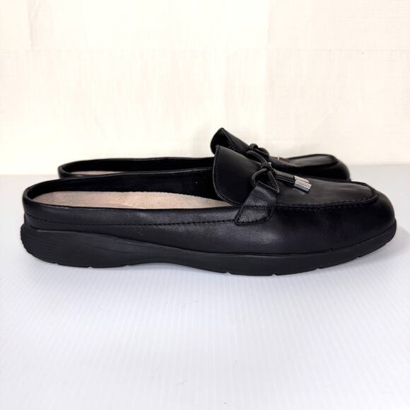 EASY SPIRIT Sepatti Loafer Size 9 Leather Slip On Oxford Mule Classic Minimal - Picture 4 of 10